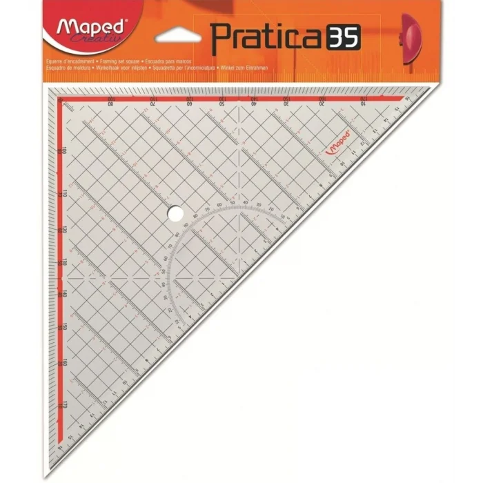 Maped Geometrik Açılı Gönye Geoder 35 cm.