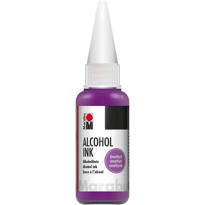 Marabu Alcohol Ink Alkol Bazlı Mürekkep 20 ml. Amethyst