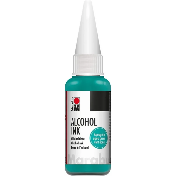 Marabu Alcohol Ink Alkol Bazlı Mürekkep 20 ml. Aqua Green