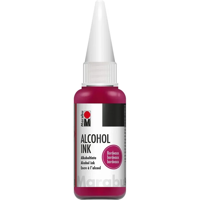 Marabu Alcohol Ink Alkol Bazlı Mürekkep 20 ml. Bordeaux