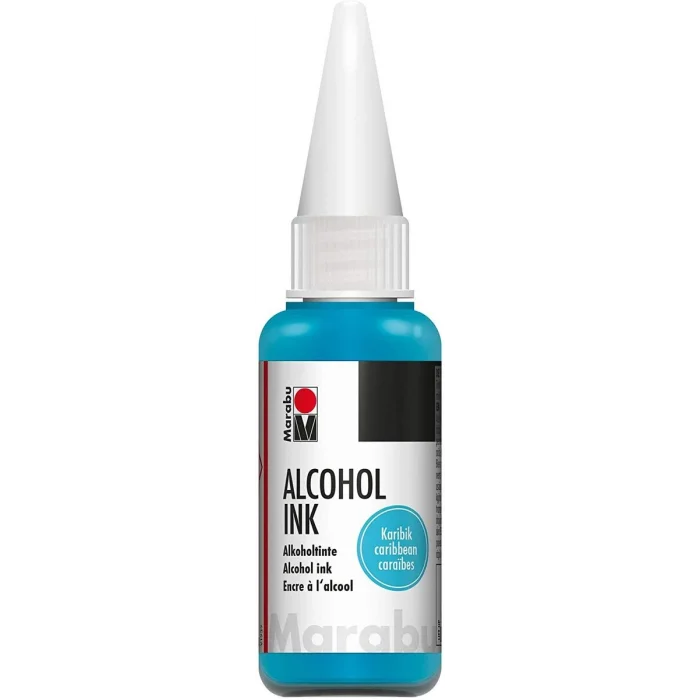 Marabu Alcohol Ink Alkol Bazlı Mürekkep 20 ml. Caribbean