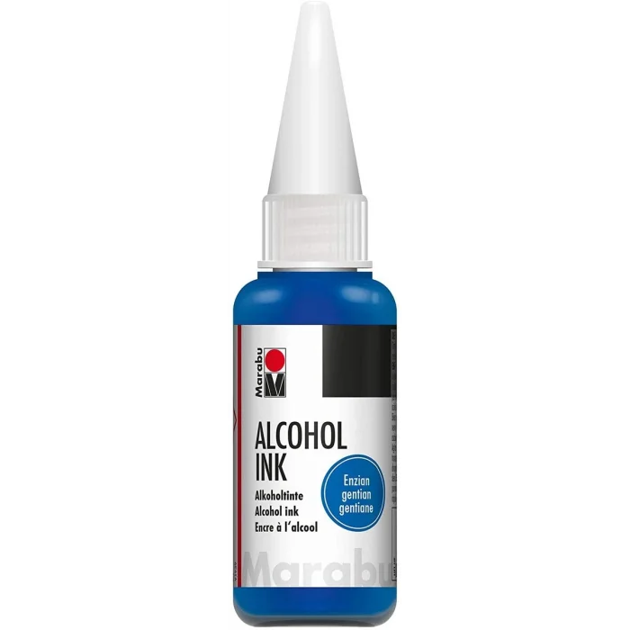 Marabu Alcohol Ink Alkol Bazlı Mürekkep 20 ml. Gentian