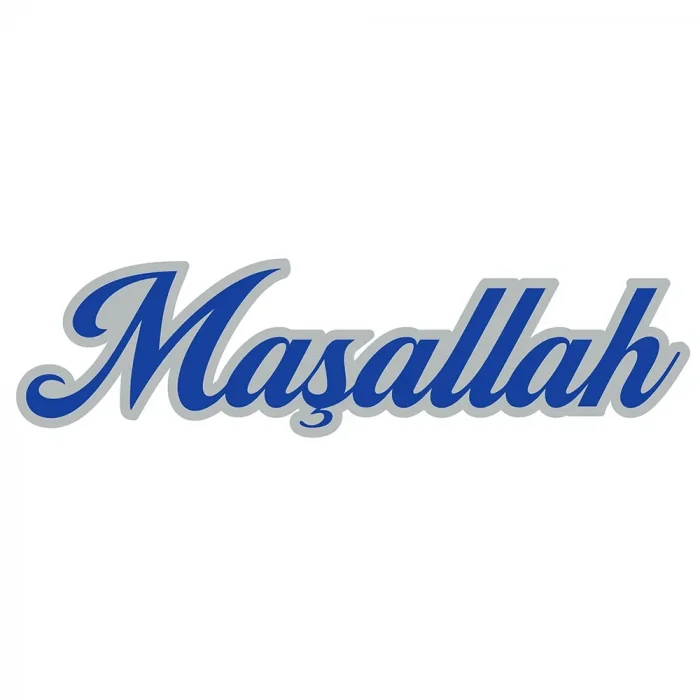 Maşallah Metalik Lüks Kaligrafik Afiş No:1