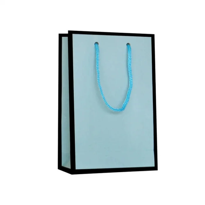 Mat Ada Mavisi Karton Çanta 26x40
