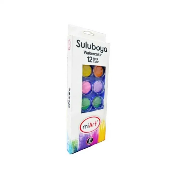 Miart Sulu Boya 28 mm. 12 Renk