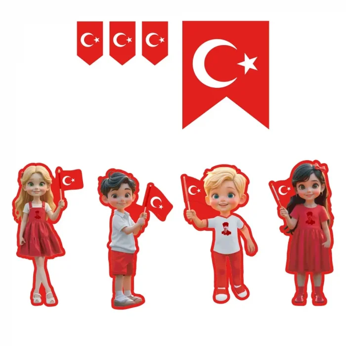Milli Bayramlar Dıy-Cut Özel Kesim Banner