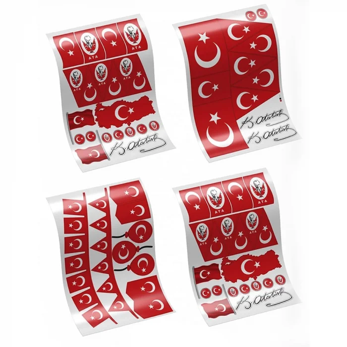 Milli Bayramlar Temalı Sticker Seti 2li
