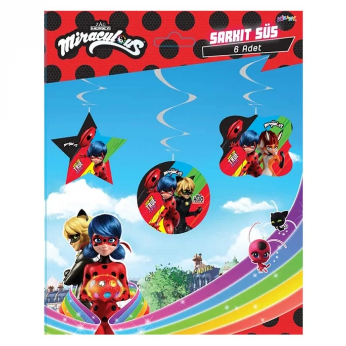 Miraculous Super Heroez Tavan Sarkıt Süs