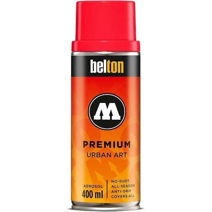 Molotow Belton Premium Sprey Boya 400 ml. 033 Signal Red