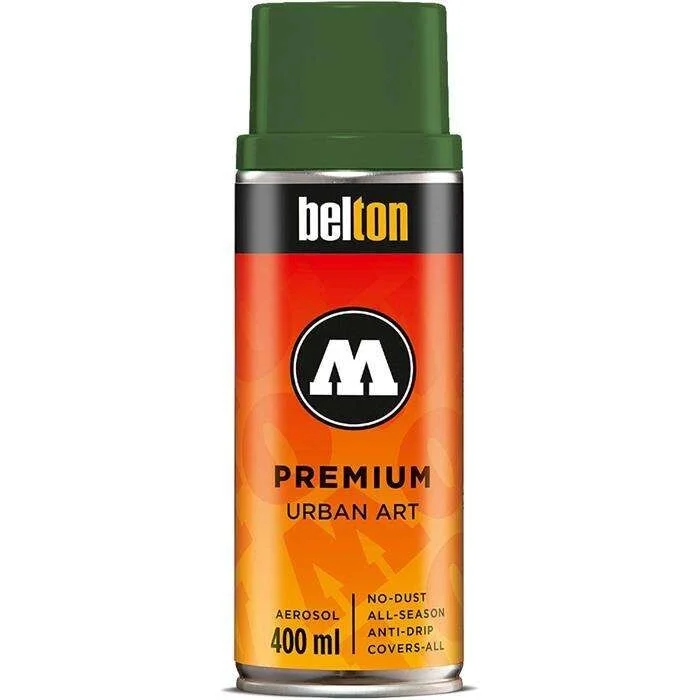 Molotow Belton Premium Sprey Boya 400 ml. 166 Chromium Oxide Green