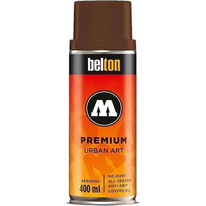Molotow Belton Premium Sprey Boya 400 ml. 209 Cmp Dark Brown