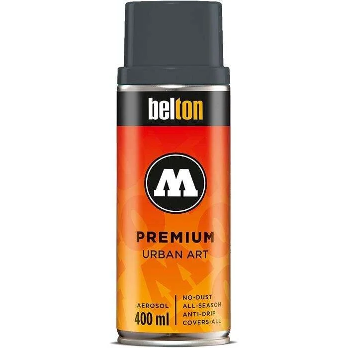 Molotow Belton Premium Sprey Boya 400 ml. 223 Anthracite Grey