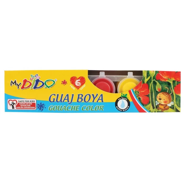 MyDido Guaj Boya Seti 6 Renk x 22 ml.