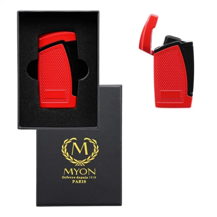 Myon 2 Pürmüz Alev Delicili Puro Çakmağı Kırmızı