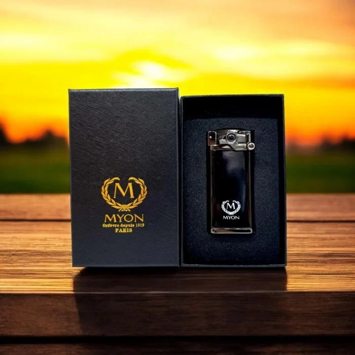 Myon King 1 Pürmüz Alev Delicili Puro Çakmağı Siyah