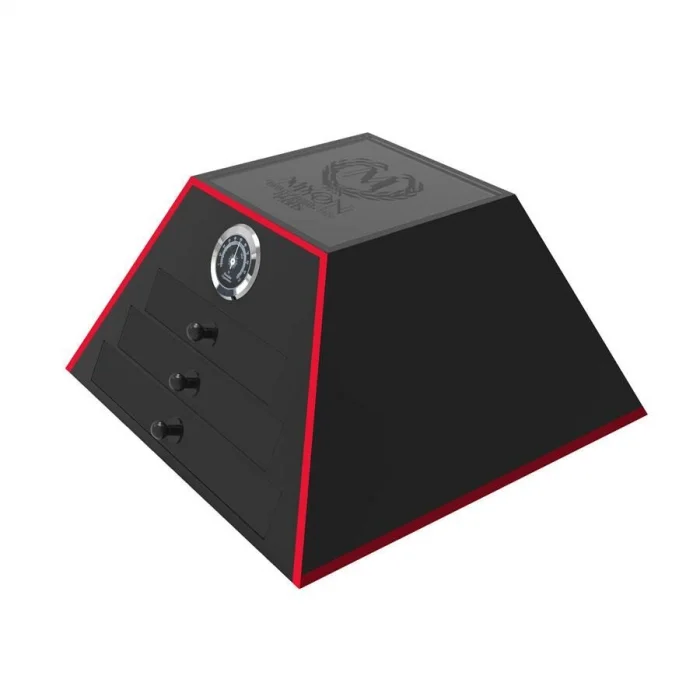 Myon Paris Pyramid Humidor Puro Kutusu Mat Siyah 50s