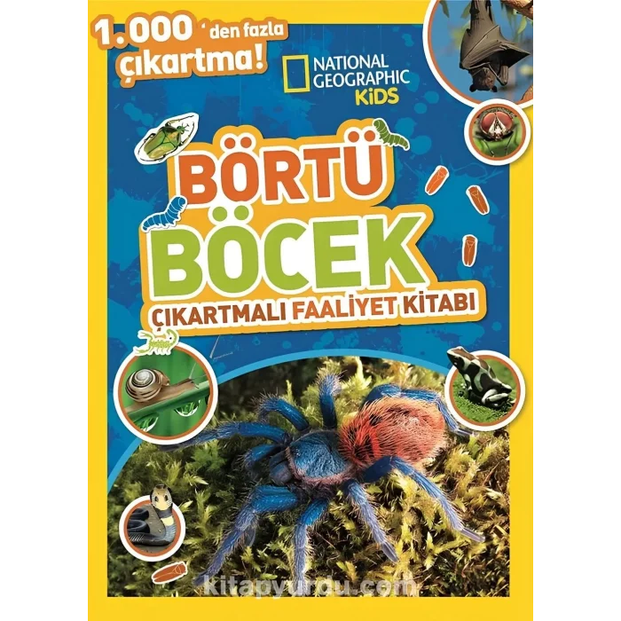 National Geographic Kids Börtü Böcek Çıkartmali Aktivite Kitabı