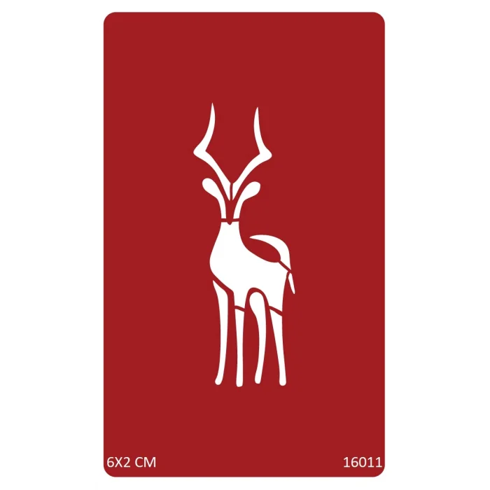 Nazlı Geyik Geçici Dövme Kalıbı
