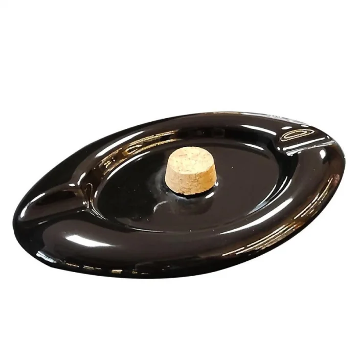 New Seramik Pipo - Puro Küllüğü Siyah Oval 2li