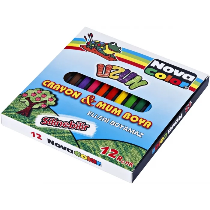 Nova Color Mum Boya 12 Renk Uzun
