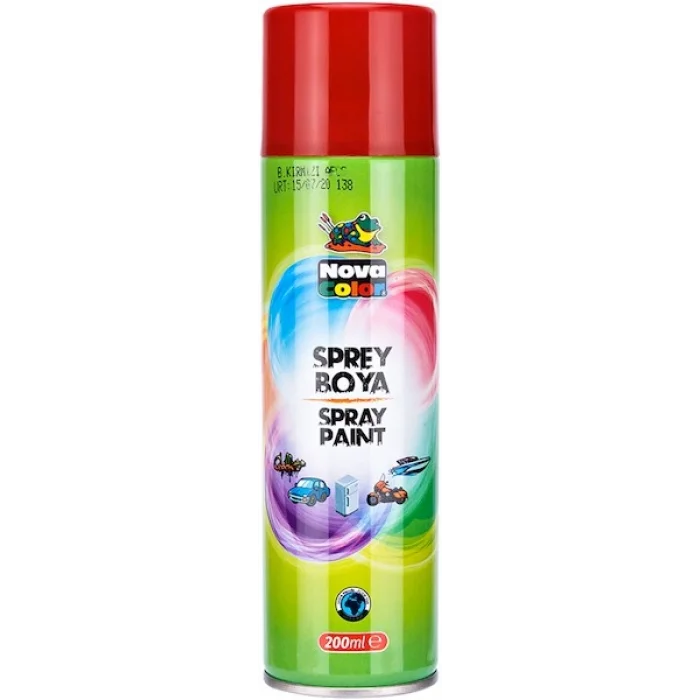 Nova Color Sprey Boya 200 ml. KIRMIZI