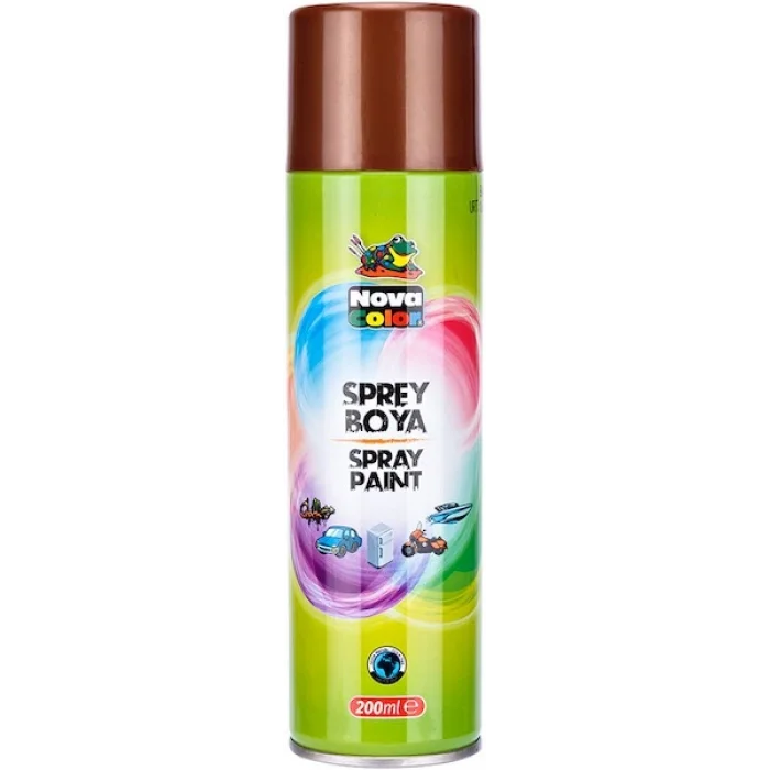 Nova Color Sprey Boya 200 ml. METALİK BAKIR
