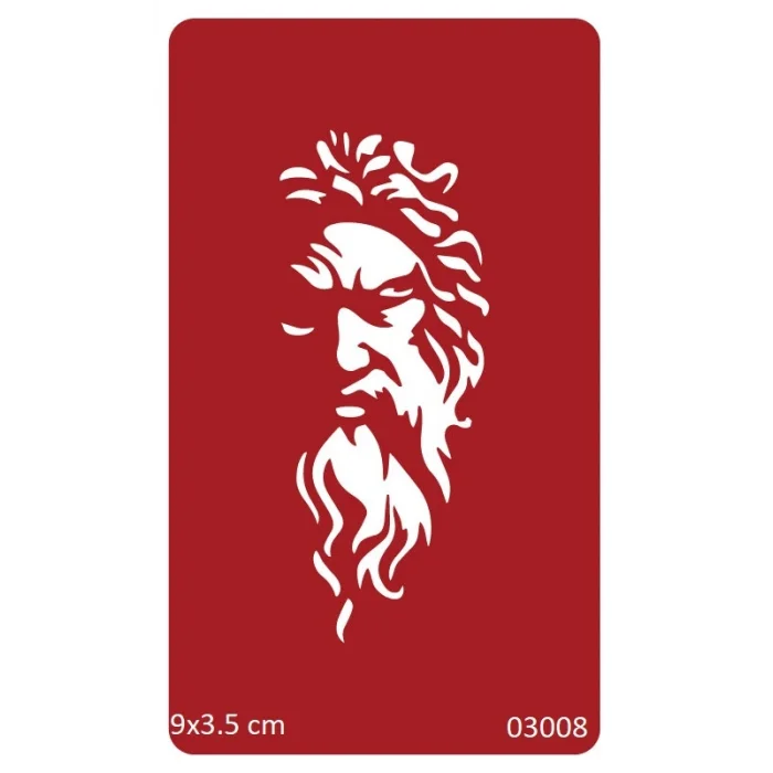Öfkeli Zeus Geçici Dövme Deseni