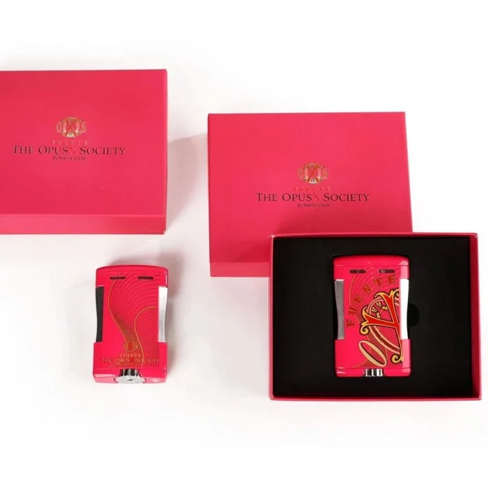OpusX La Fucsia 3 Alev Masa Puro Çakmağı Pembe Limited 250/
