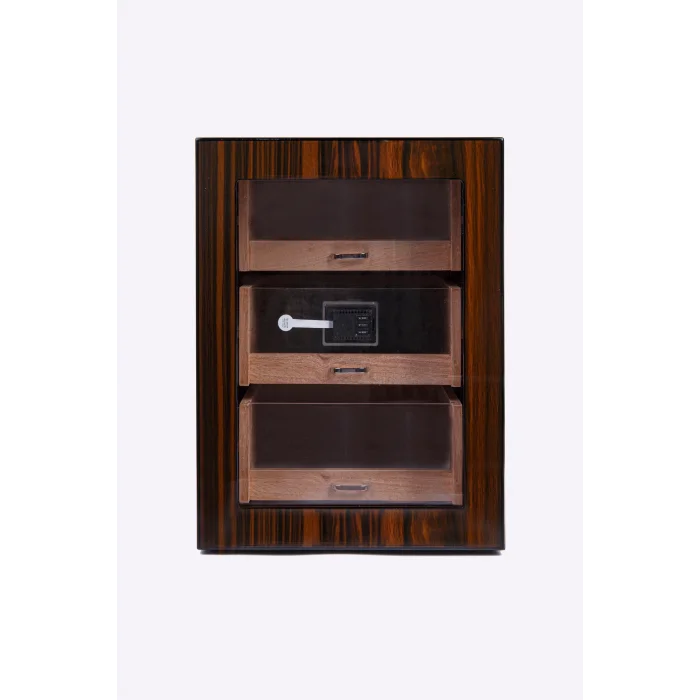 Parmida Ahşap 3 Raflı Sedir Ağacı Nemlendirici Humidor PHUM097 - Parmida