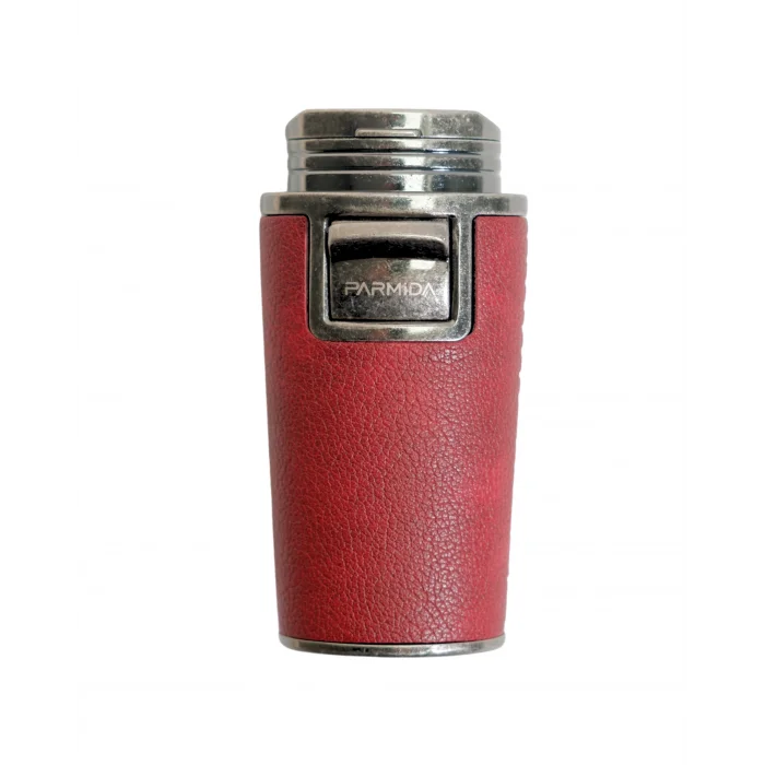 Parmida Bordo Çift Torch Deri Kaplama Puro Çakmak PCM0989 - Parmida