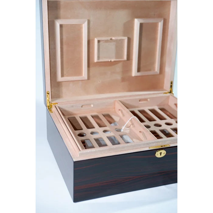 Parmida Bordo Raflı Sedir Ağacı Nemlendirici Humidor PHUM0230 - Parmida