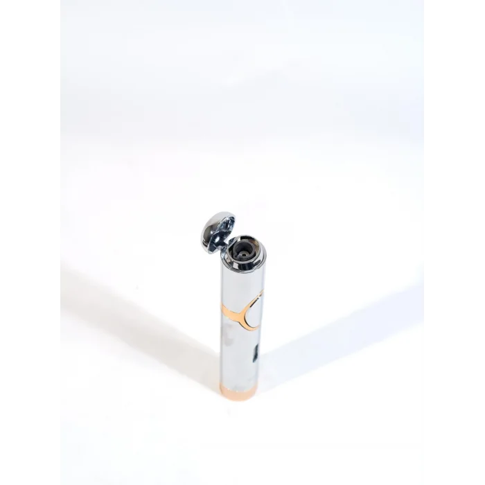 Parmida Gümüş Puro Tutuculu Tek Torch Puro Çakmak PCM0988 - Parmida