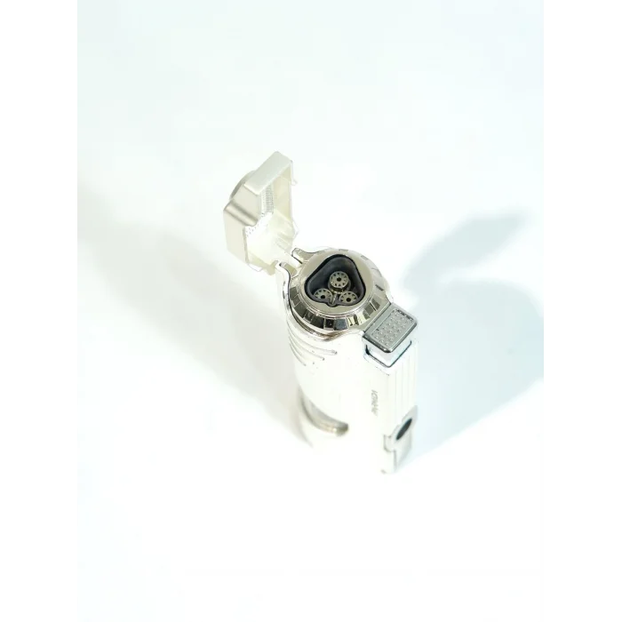 Parmida Gümüş Üç Torch Puro Çakmak PCM0964 - Parmida