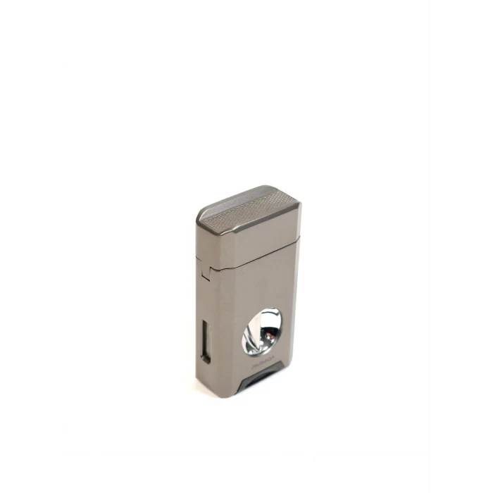 Parmida Gunmetal Tek Torch V Cut Puro Çakmak PCM0979 - Parmida