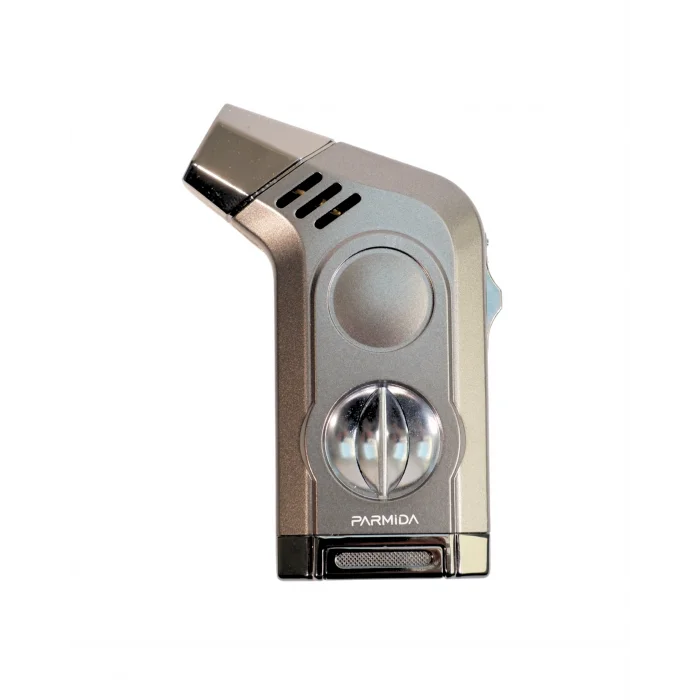 Parmida Gunmetal V Cut Tek Torch Puro Çakmak PCM0974 - Parmida