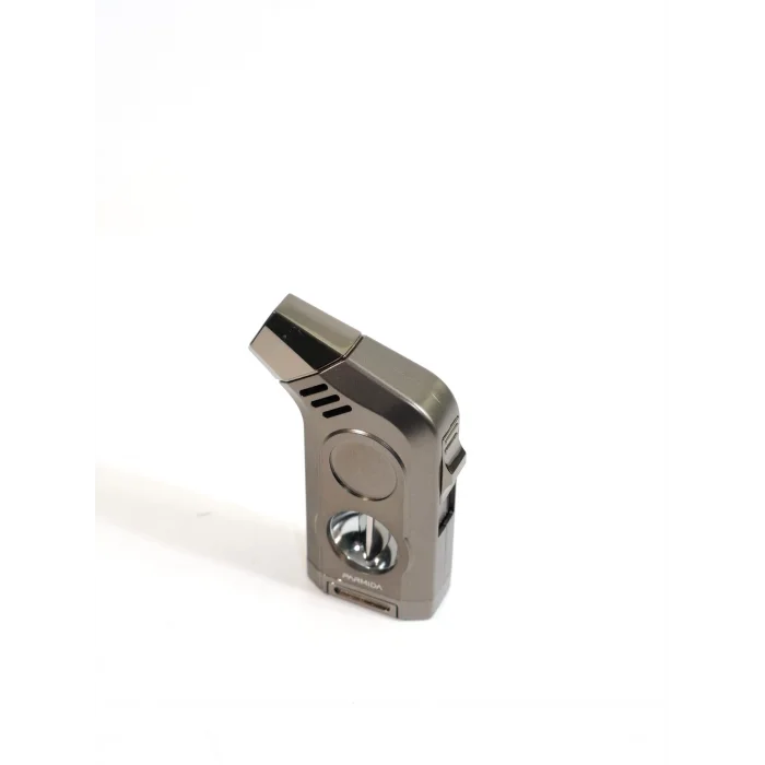 Parmida Gunmetal V Cut Tek Torch Puro Çakmak PCM0974 - Parmida