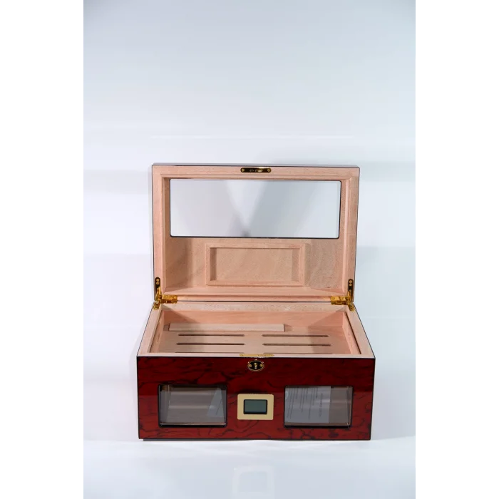 Parmida Mat Vişne Raflı Sedir Ağacı Nemlendirici Humidor PHUM0223 - Parmida