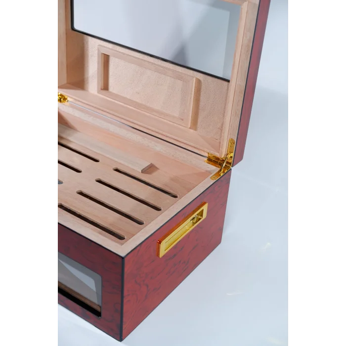 Parmida Mat Vişne Raflı Sedir Ağacı Nemlendirici Humidor PHUM0223 - Parmida