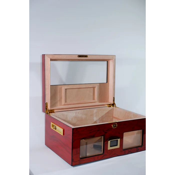 Parmida Mat Vişne Raflı Sedir Ağacı Nemlendirici Humidor PHUM0223 - Parmida