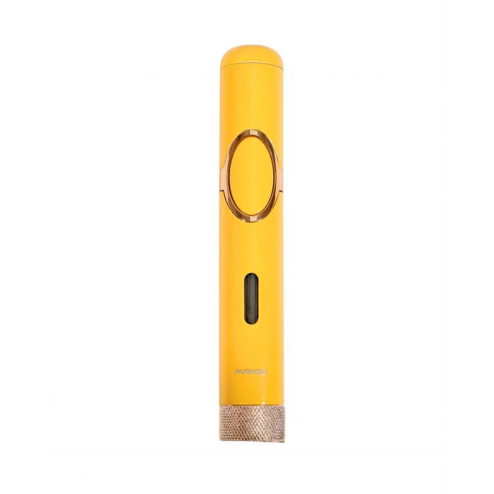 Parmida Sarı Puro Tutuculu Tek Torch Puro Çakmak PCM0987 - Parmida