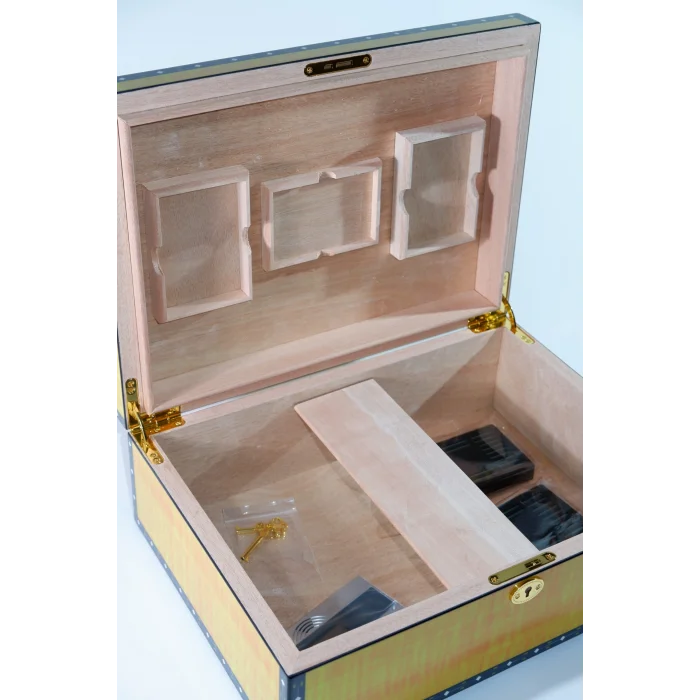 Parmida Sarı Sedir Ağacı Nemlendirici Humidor PHUM0216 - Parmida
