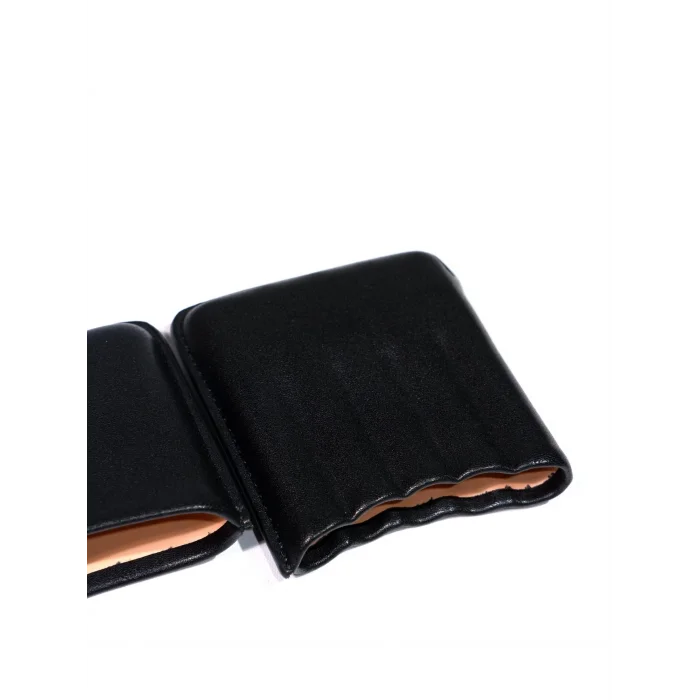 Parmida Siyah Deri Sigarillo Puro Taşıma Kılıfı PPK0151 - Parmida