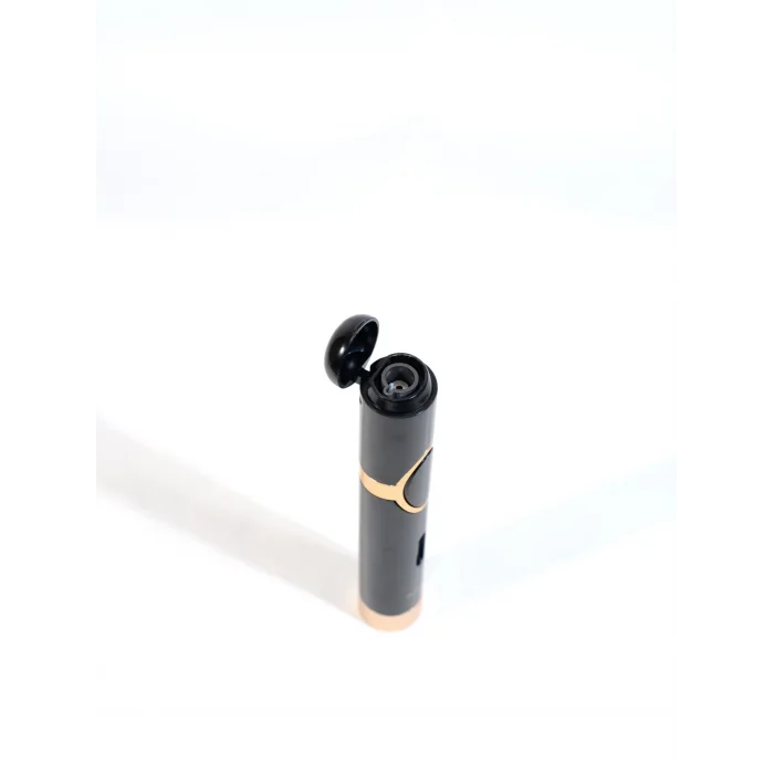 Parmida Siyah Puro Tutuculu Tek Torch Puro Çakmak PCM0986 - Parmida