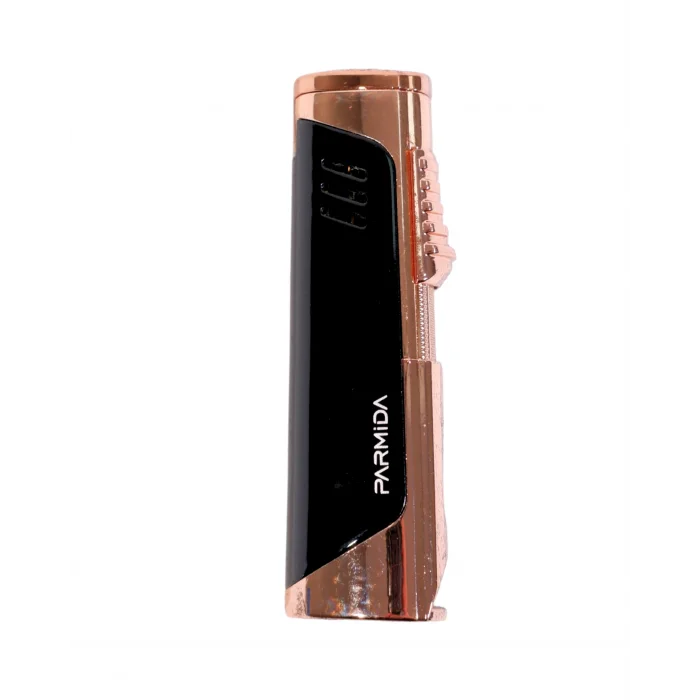 Parmida Siyah-Rose Gold 3 Torch Delicili Puro Çakmak PCM0916 - Parmida