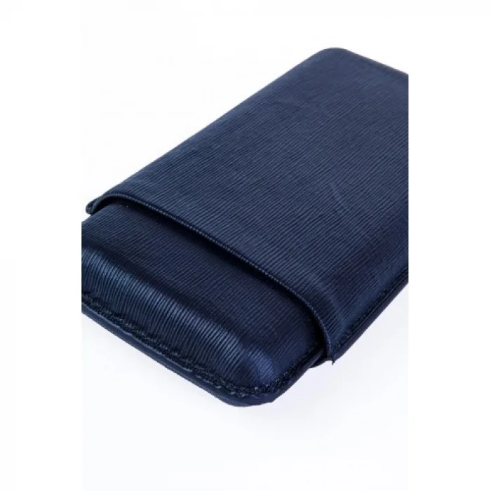 Parmida Siyah Üçlü Deri Puro Taşıma Kılıfı PPK0109 - Parmida