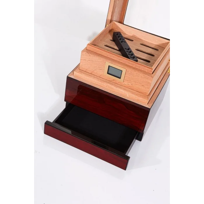 Parmida Vişne Humidor Puro Saklama Kutusu Sedir PHUM0246 - Parmida