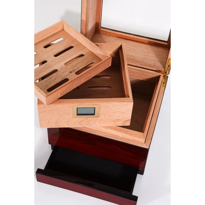 Parmida Vişne Humidor Puro Saklama Kutusu Sedir PHUM0246 - Parmida