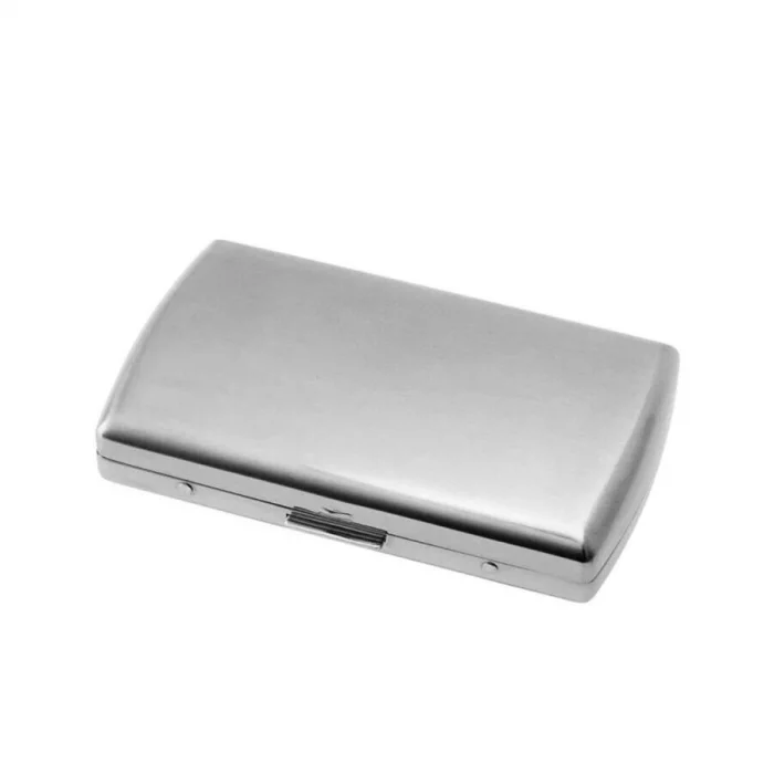 Pearl Japan Venus Metal Kısa Sigara Tabakası Krom Satin 12li