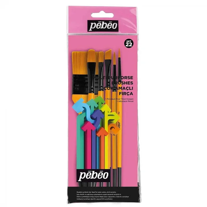 Pebeo 6lı Karma Fırça Seti SET-22