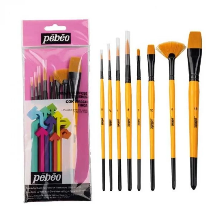 Pebeo 8li Karma Fırça Seti SET-4